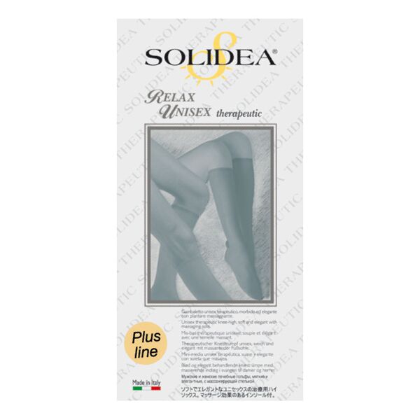 solidea by calzificio pinelli relax unisex ccl 3 punta aperta plus nero 5 - xxl