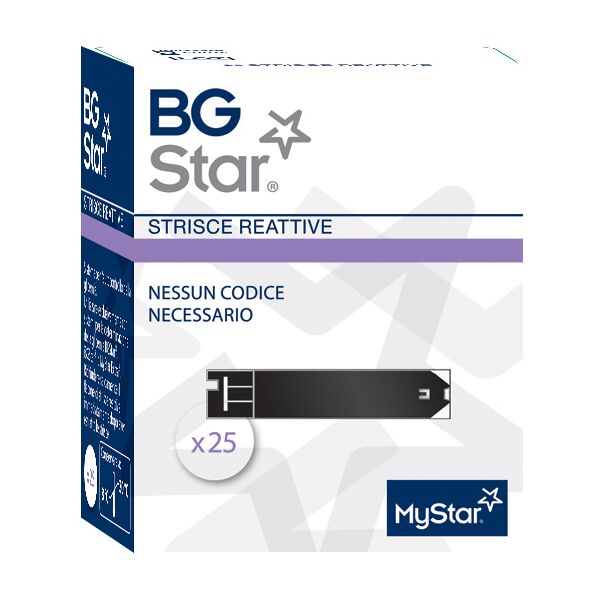 sanofi srl bgstar mystar extra 25 strisce