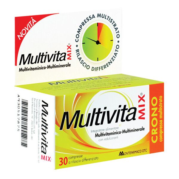 montefarmaco otc spa multivitamix crono 30 compresse senza zucchero senza glutine