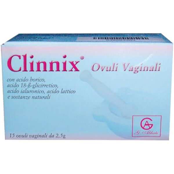 abbate a&v pharma srl clinnix 15 ovuli vag.2,5g