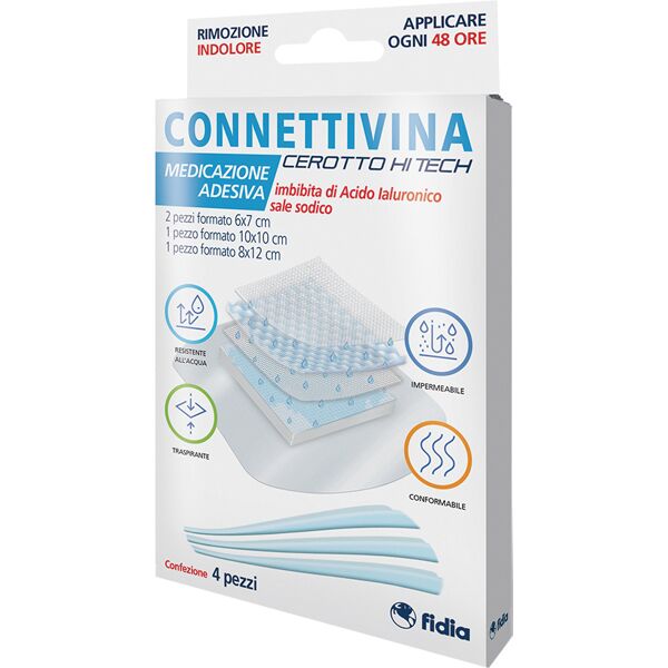 fidia farmaceutici spa connettivina 4 cerotti hitech misti