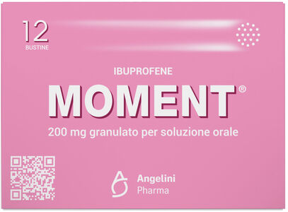 angelini pharma spa moment granulato 12 bustine 200 mg