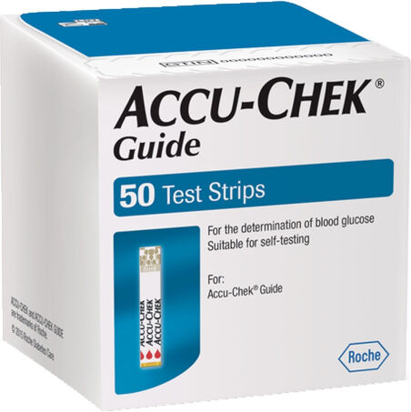 roche diabetes care italy spa accu-chek guide strisce reattive misurazione glicemia 50 pezzi