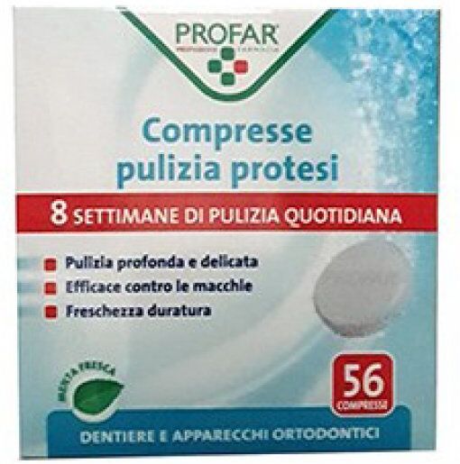 federfarma.co spa compresse pulizia protesi profar® 56 pezzi