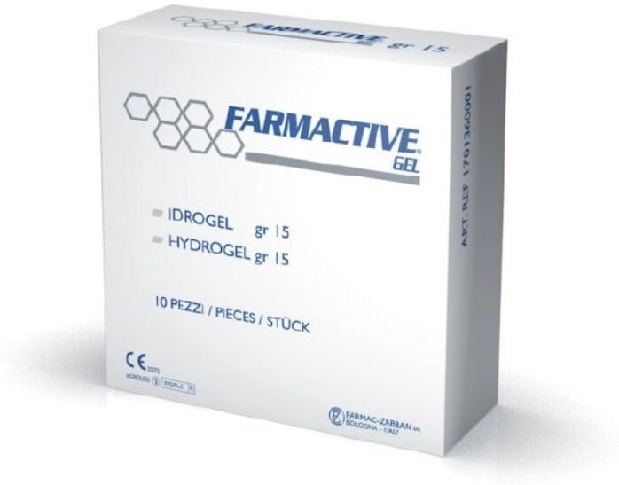 farmac-zabban spa farmactive idrogel 10x10cm farmac-zabban 10 pezzi