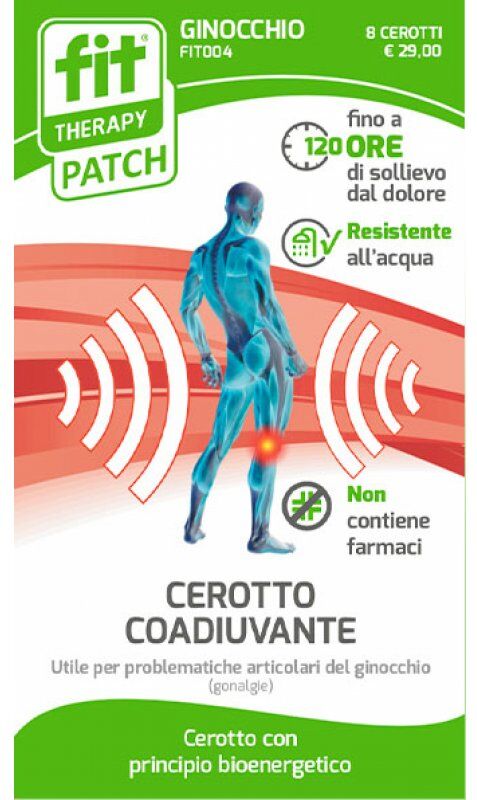 d.fenstec srl cerotti ginocchio fit® therapy 8 pezzi