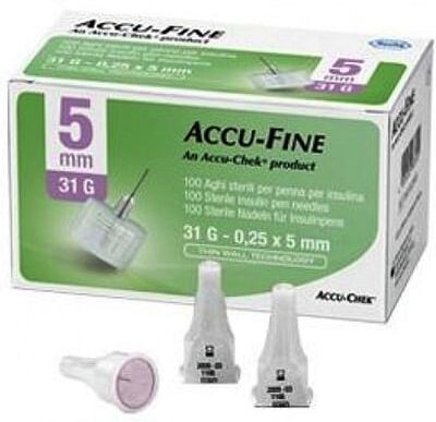 roche diabetes care italy spa ago per penna da insulina accu fine pen needle accu chek gauge 31 x 5mm 100 pezzi