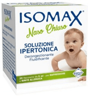 euritalia pharma (div.coswell) soluzione ipertonica isomax naso chiuso 20 flaconcini da 5 ml