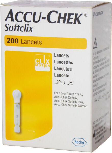 roche diabetes care italy spa accuchek softclix 200 lancette