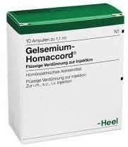 guna spa gelsemium homaccord 10 fiale 1,1ml heel