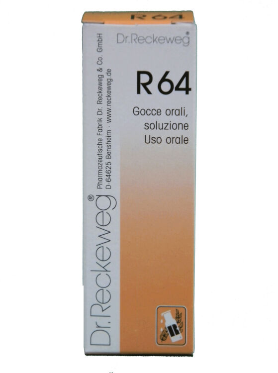 dr.reckeweg & co. gmbh reckeweg r64 gocce 22ml