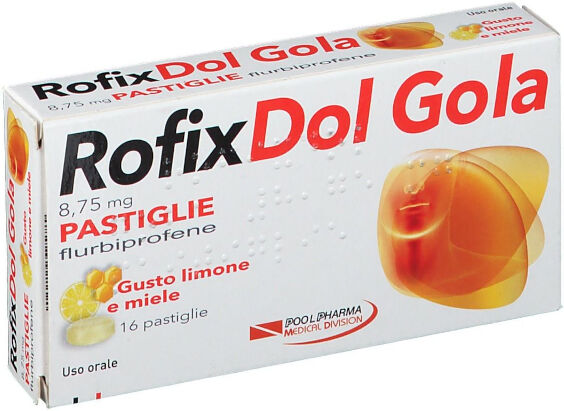 pool pharma srl rofixdol gola 16 pastiglie limone miele