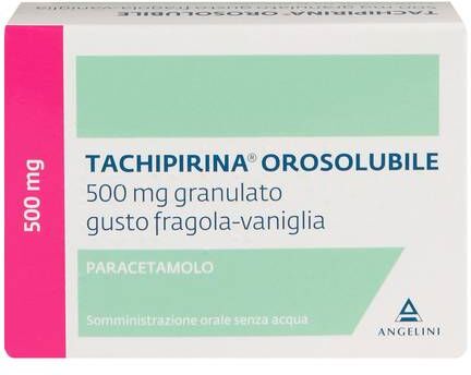 angelini (a.c.r.a.f.) spa tachipirina orosolubile 12 bustine 500 mg