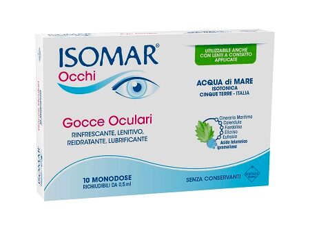 euritalia pharma (div.coswell) isomar occhi 10 flaconcini monodose 0,5ml