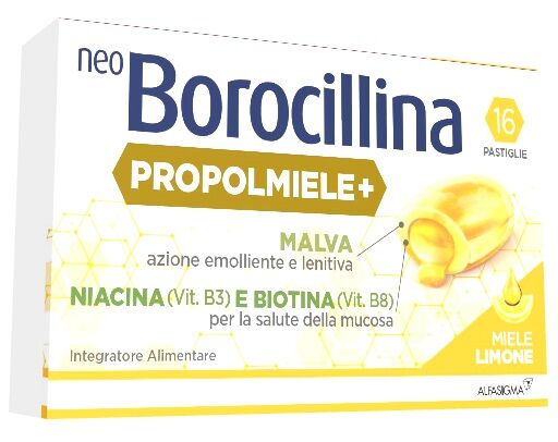 alfasigma spa neo borocillina propoli miele limone 16 pastiglie