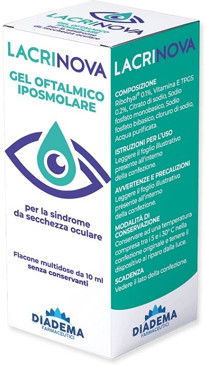 diadema farmaceutici srl lacrinova gel oftalmico iposm