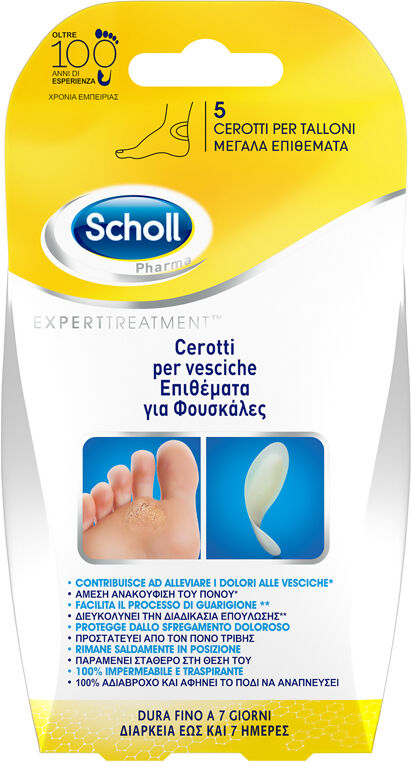 scholls scholl cerotti vesciche tallone 5 pezzi