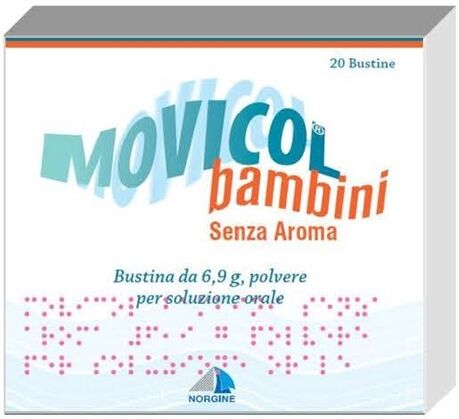 norgine italia srl movicol senza aroma * bb 20 bustine