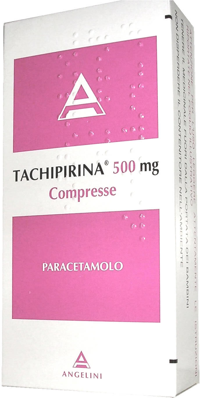 angelini (a.c.r.a.f.) spa tachipirina 10 compresse 500 mg