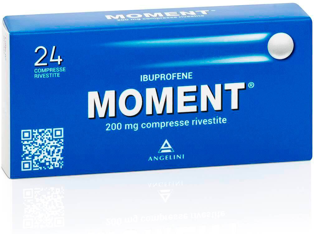 angelini pharma spa moment  24 compresse rivestite 200mg