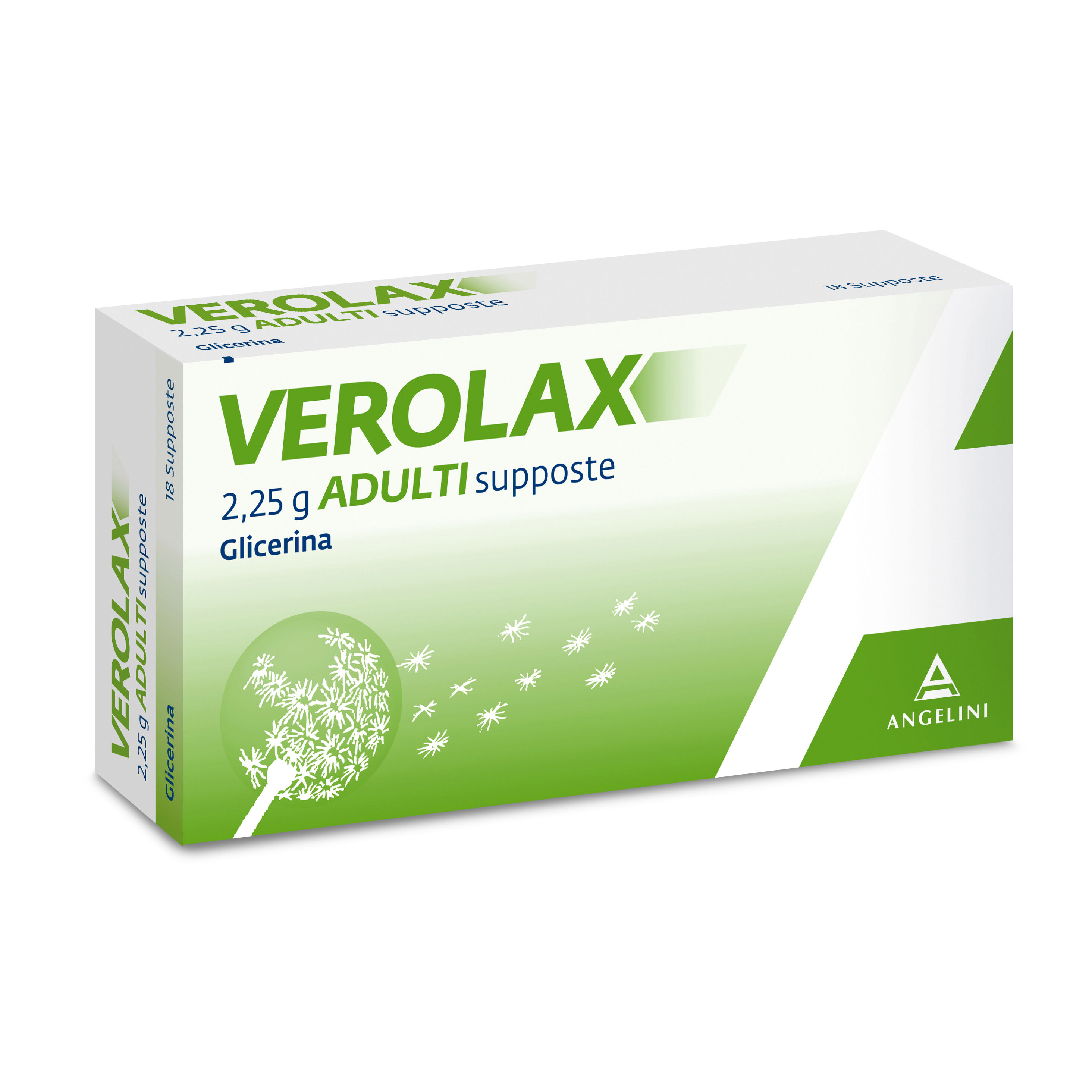 angelini ch verolax adulti 18 supposte 2,25g