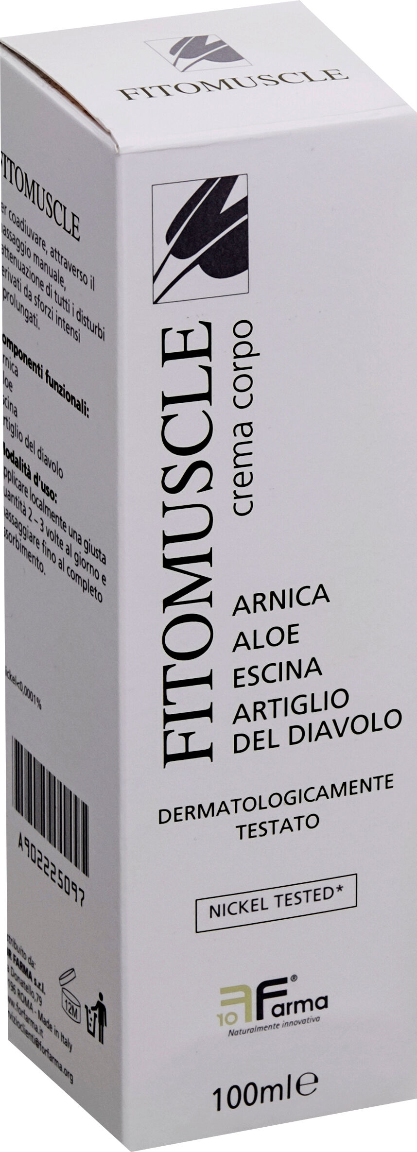 for farma srl fitomuscle crema 100ml