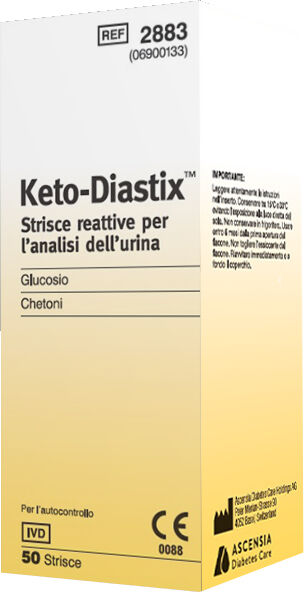 ascensia diabetes care italy ketodiastix glico/cheto 50str