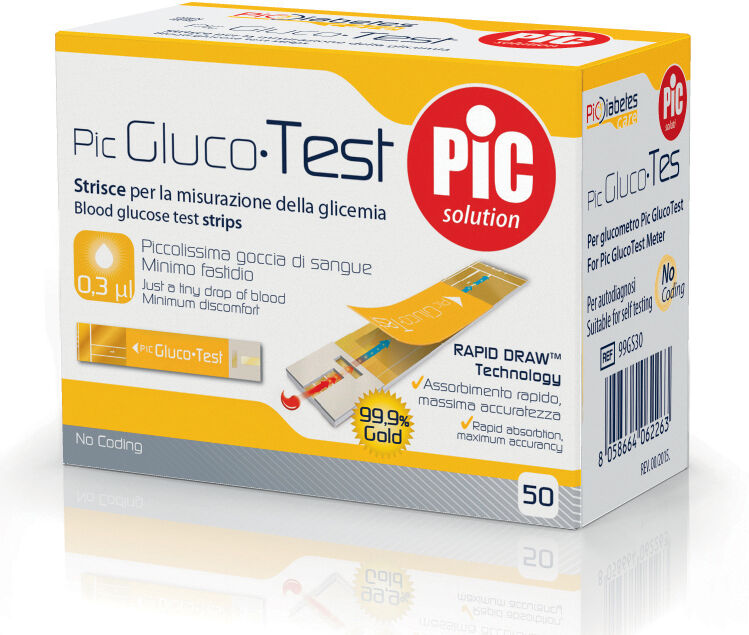 pikdare spa strisce pic glucotest 50 pezzi