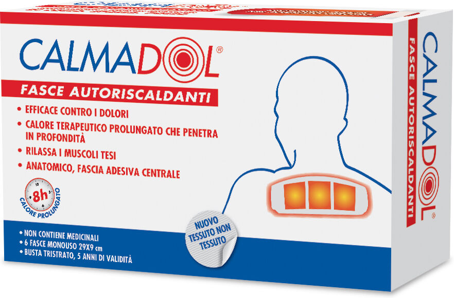 montefarmaco otc spa calmadol fascia autoriscaldante 6 pezzi