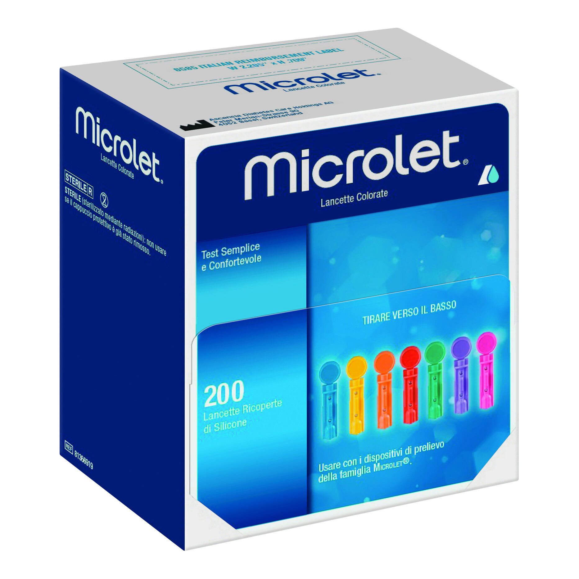 ascensia diabetes care italy microlet 200 lancette