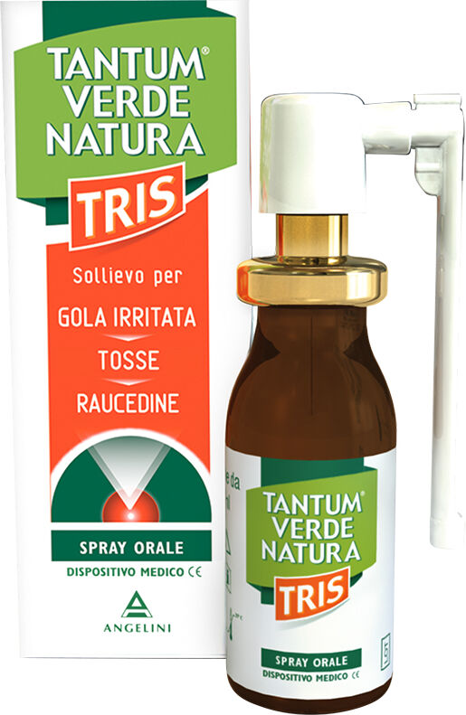 angelini (a.c.r.a.f.) spa tantum verde natura tris spray 15ml