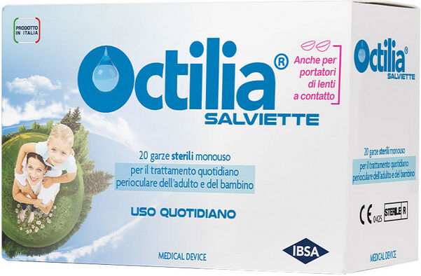 Ibsa Farmaceutici Italia Srl Ibsa Farmaceutici Italia Octilia Salviette Perioculari 20 Garze