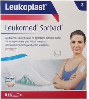 Bsn Medical Leukomed Sorbact Medicazione 5x7,2 Cm 5 Pezzi