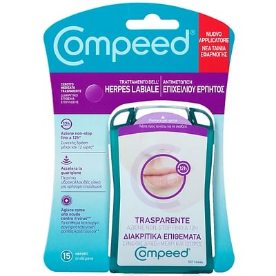 Perrigo Italia Srl Compeed Trattamento Dell'Herpes Labiale 15 Pezzi