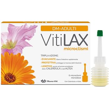 Marco Viti Farmaceutici Spa Vitilax Microclismi Adulti 6 X 9 G