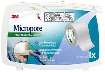 Cerotto In Carta 3m Micropore Surgical Tape M5x25mm Dispenser