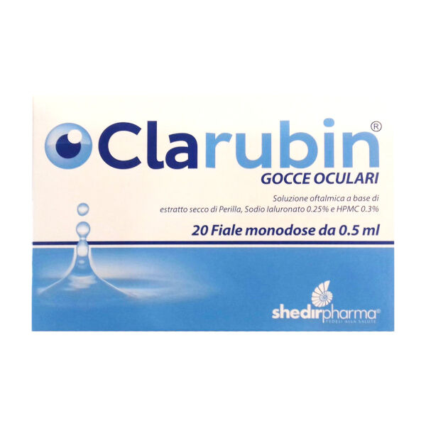 Shedir Pharma Srl Unipersonale Clarubin Gocce Oculari 20 Fiale Monodose