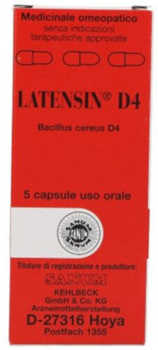 Sanum-Kehlbeck Gmbh & Co. Kg Latensin D4 5 Capsule