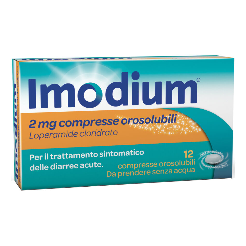 Johnson & Johnson Imodium 12 Compresse Orosolubili 2mg