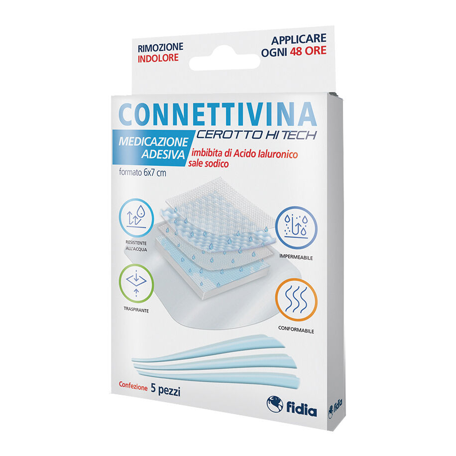 Fidia Farmaceutici Spa Connettivina 5 Cerotti Hitech 6x7