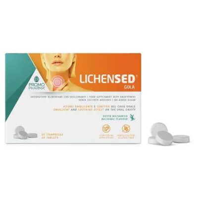 Promopharma Lichensed Gola Balsamico 20 Compresse Promopharma Lichensed Gola Balsamico 20 Compresse