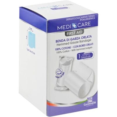 Gammadis Farmaceutici Srl Fasciatura Elastica Autoadesiva 5x5000cm - Cerotto per ferite Gammadis Farmaceutici Srl Fasciatura Elastica Autoadesiva 5x5000cm - Cerotto per ferite