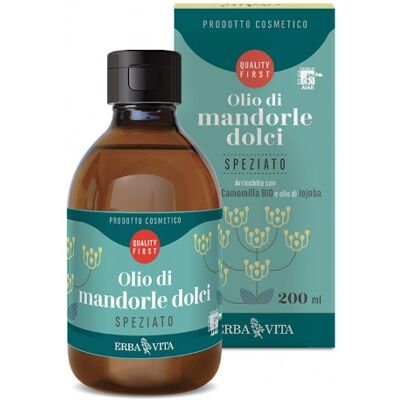 Erba Vita Olio Mandorle Dolci Profumato Speziato Erba Vita Olio Mandorle Dolci Profumato Speziato