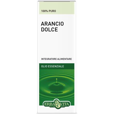 Erba Vita Olio Essenziale Arancio Dolce 10ml Erbavita Erba Vita Olio Essenziale Arancio Dolce 10ml Erbavita