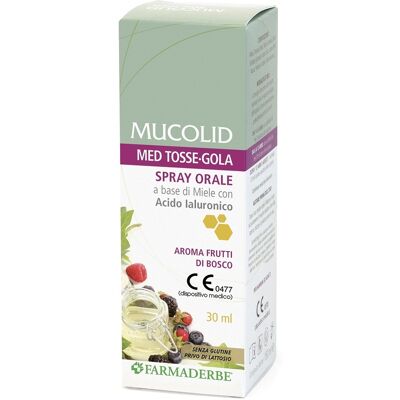 Farmaderbe Mucolid Con Frutti di Bosco Spray - Gola & Tosse Farmaderbe Mucolid Con Frutti di Bosco Spray - Gola & Tosse