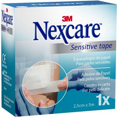 Nexcare Nastro medico trasparente ipoallergenico - 5m x 2,5cm Nexcare Nastro medico trasparente ipoallergenico - 5m x 2,5cm