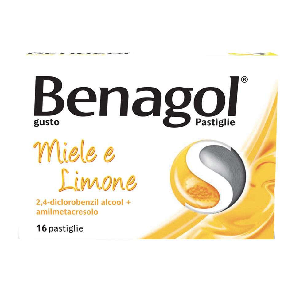 Reckitt Benckiser Benagol 16 Pastiglie Miele E Limone