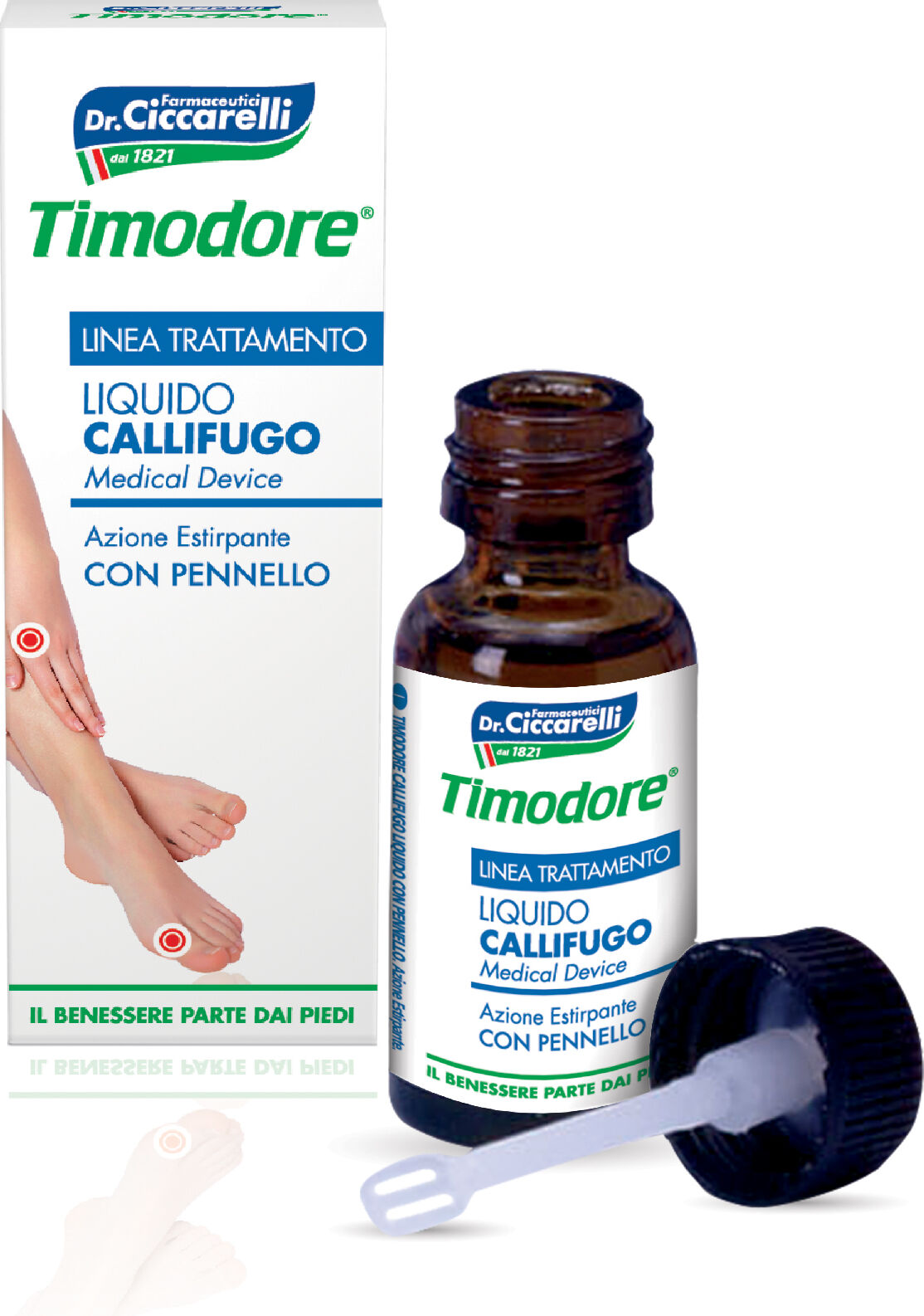 ciccarelli Timodore Callifugo Liquido Con Pennello Flacone 12 ml