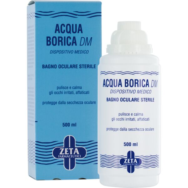 zeta farmaceutici spa acqua borica bagno oculare sterile 500ml