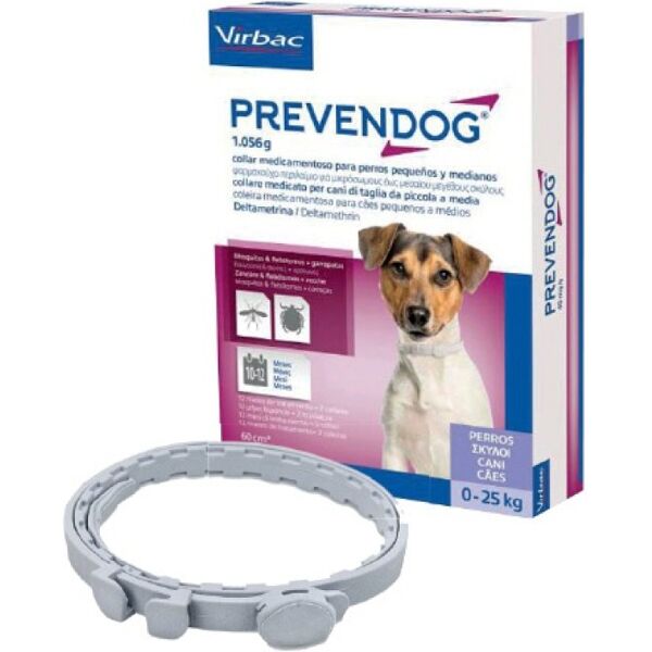 vetpharma animal health s.l. prevendog 0-25kg virbac 1 collare